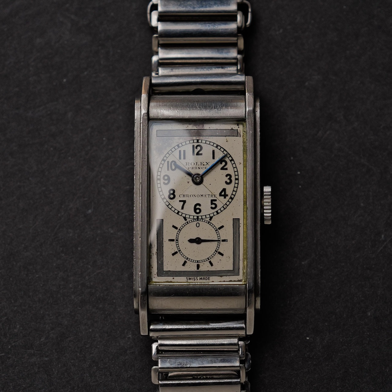 ロレックス/プリンス1768/レイルウェイ/ステンレスケース/1930年代/ROLEX PRINCE REF.1768 "RAIL WAY" Stainless Steel Doctors watch 1930s
