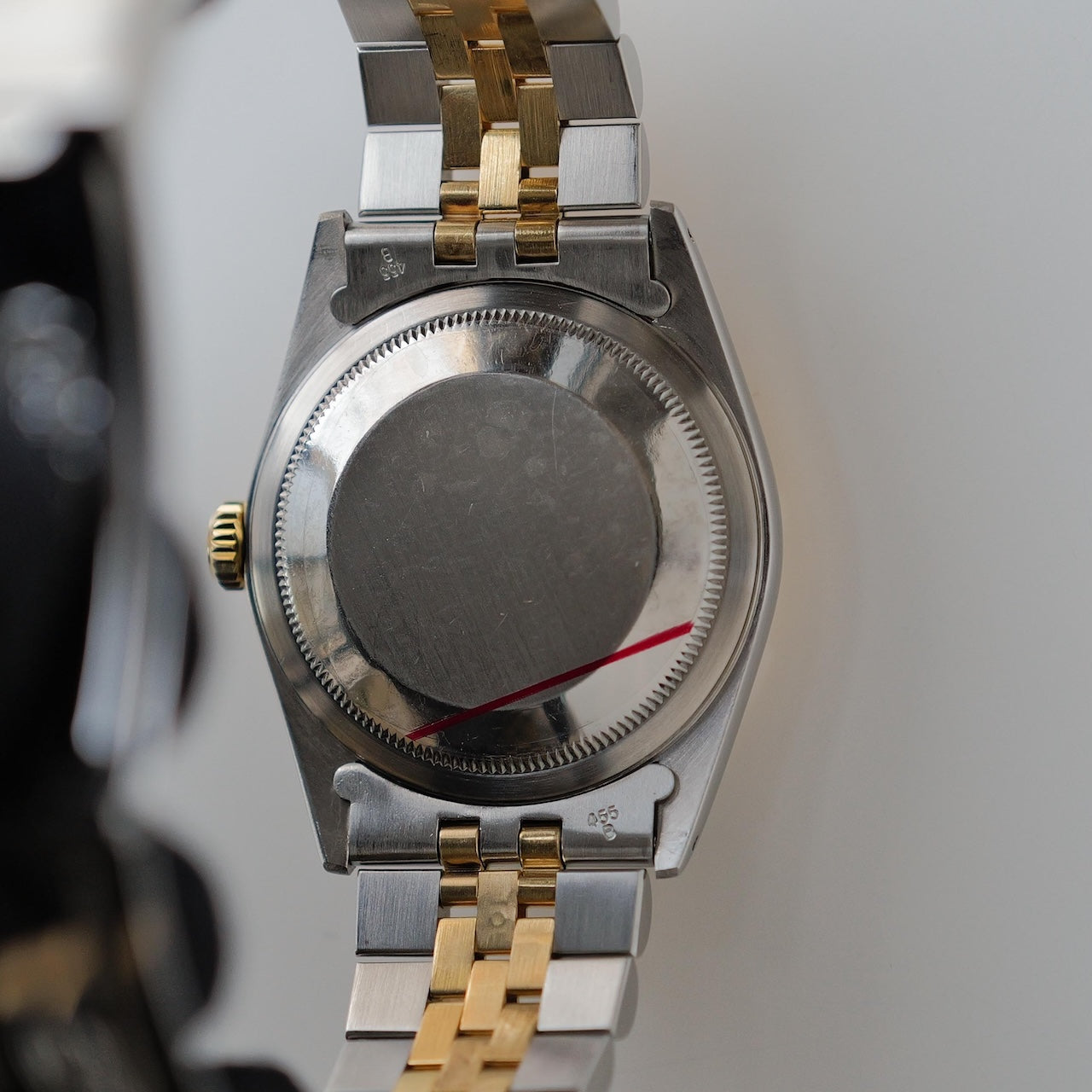ロレックス/デイトジャスト16233G/X番/黒文字盤/10Pダイヤモンド/ROLEX DATE JUST Ref.16233G "Black Dial 10P Diamonds" 1991Y