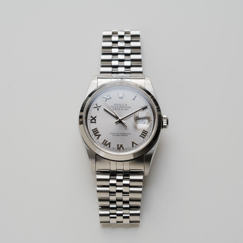 ロレックス/デイトジャスト/K番/グレーローマンダイヤル/保証書つきフルセット/ROLEX DATE-JUST REF.16200 "GREY ROMAN DIAL" K-Serial 2001 Full Set