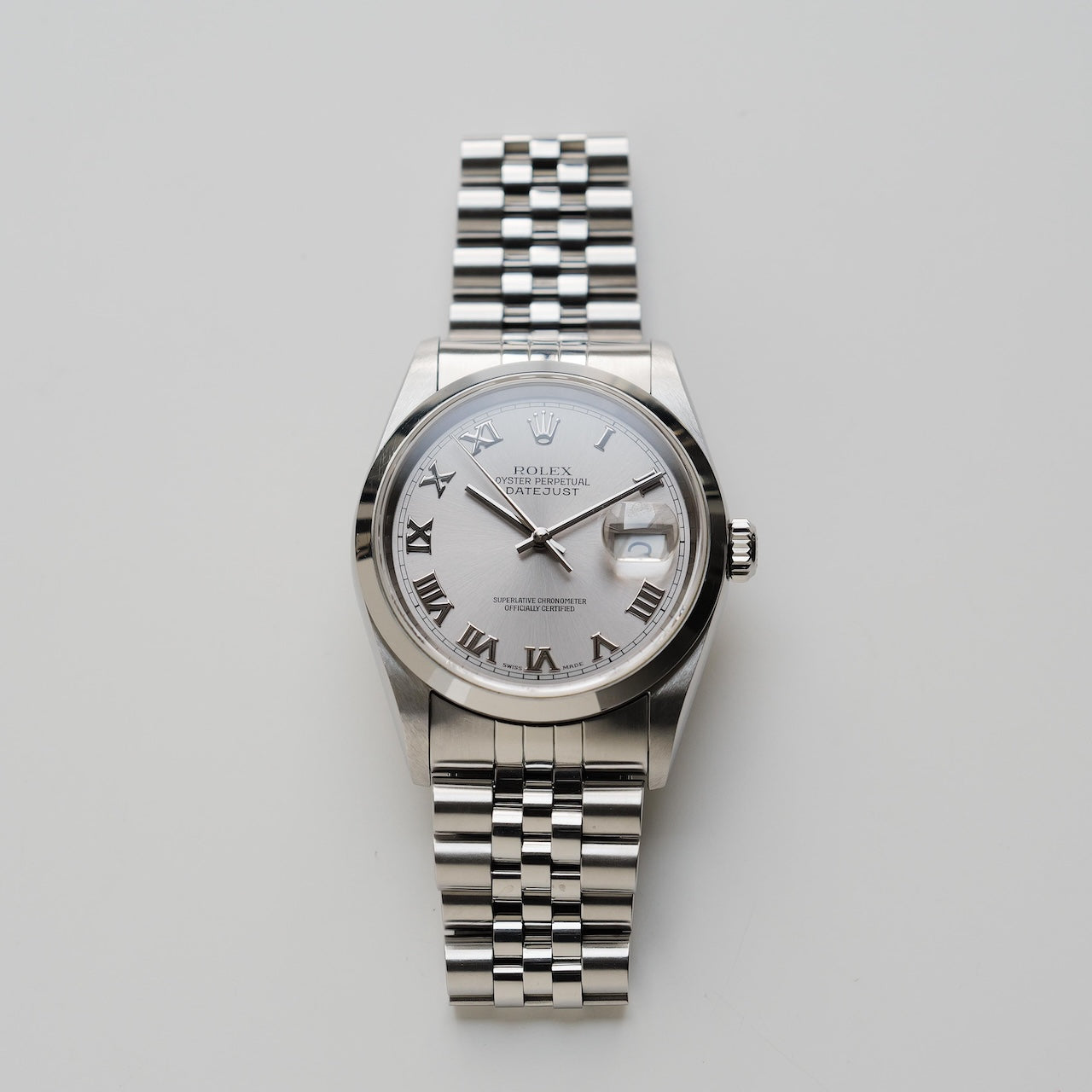 ロレックス/デイトジャスト/K番/グレーローマンダイヤル/保証書つきフルセット/ROLEX DATE-JUST REF.16200 "GREY ROMAN DIAL" K-Serial 2001 Full Set