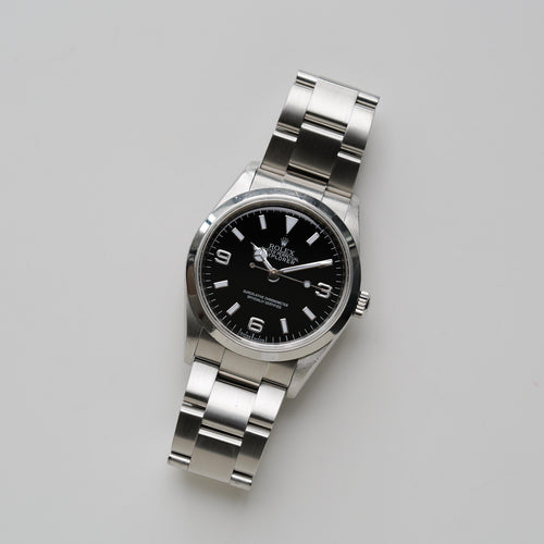 ロレックスエクスプローラー1/114270/V番/ルーレット刻印/保証書付き/ROLEX EXPLORER1 REF.114270 "Roulette Engraving" 2007-08Y with Paper