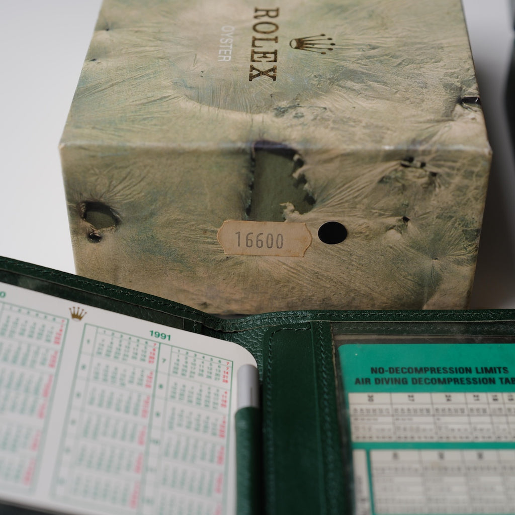 ロレックス/シードゥエラー16600/L番/国内正規保証書付きフルセット/ROLEX SEA-DWELLER REF.16600 Papers Full Set 1989