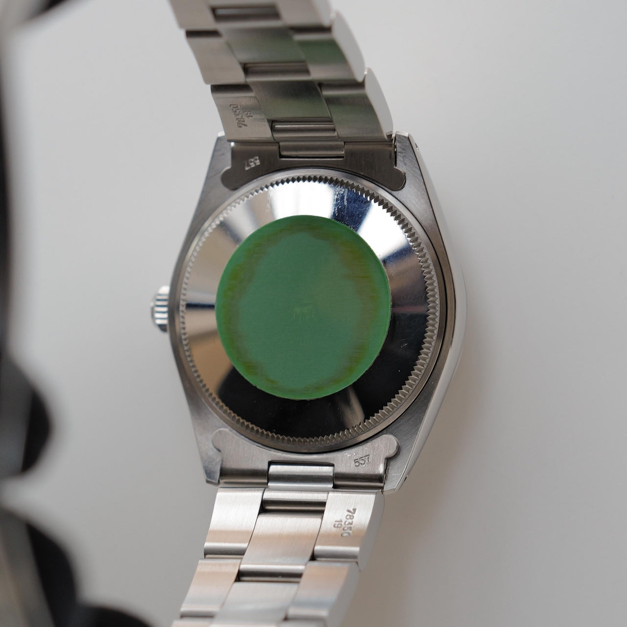 ロレックス/エアキング5500/シルバーダイヤル/裏蓋シール/元箱・保証書つき/ROLEX Air-King Ref.5500 Silver Dial 1988Y with Box and Paper