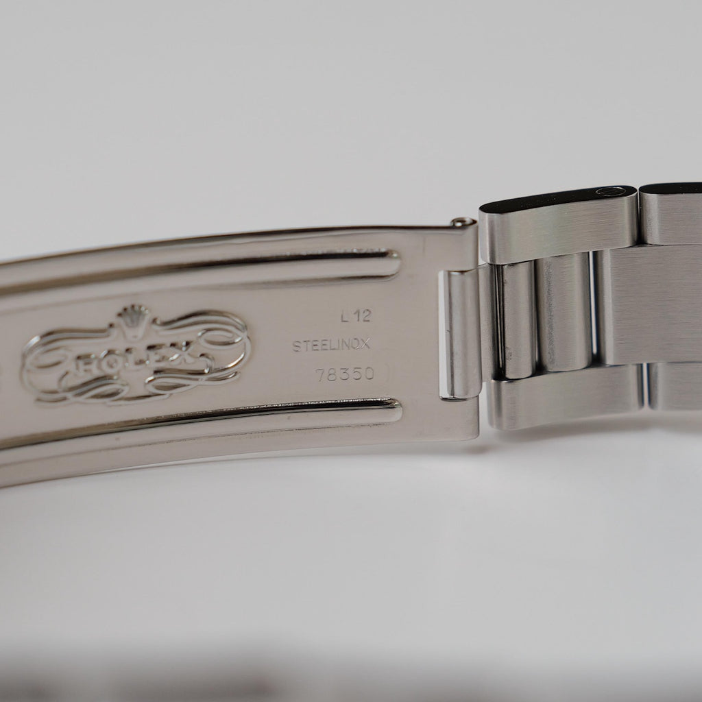 ロレックス/エアキング5500/シルバーダイヤル/裏蓋シール/元箱・保証書つき/ROLEX Air-King Ref.5500 Silver Dial 1988Y with Box and Paper