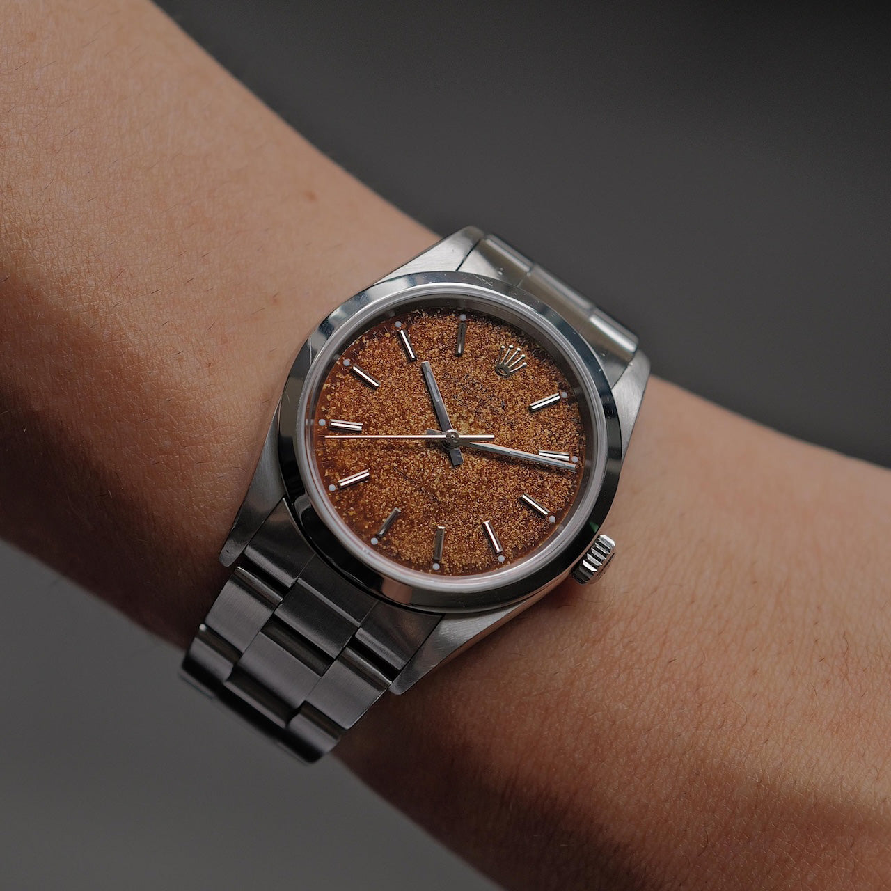 ロレックス/エアキング14000/A番/フォッシルダイヤル/ROLEX AIR-KING REF.14000 "Fossil Dial" A-Serial 1998-99Y