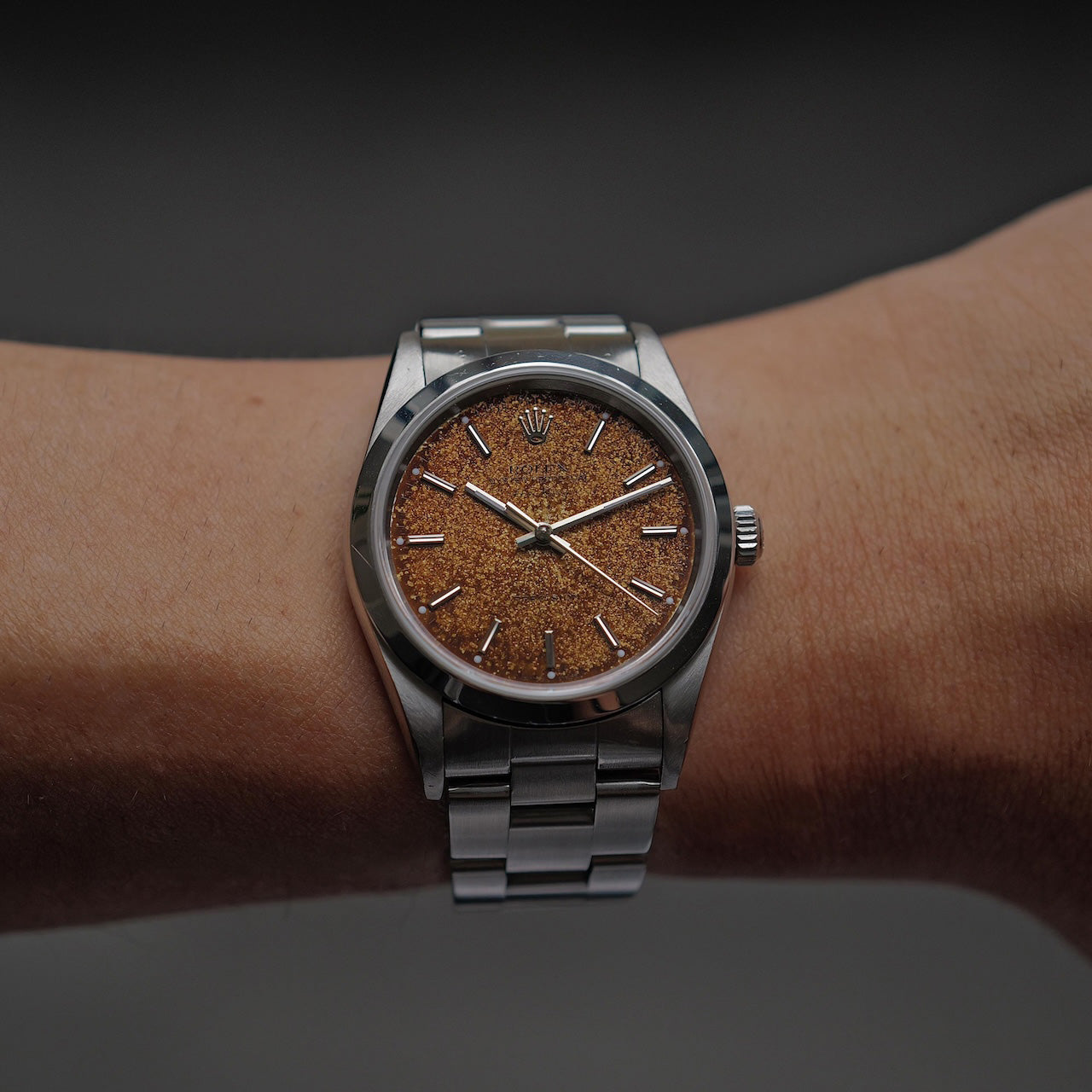 ロレックス/エアキング14000/A番/フォッシルダイヤル/ROLEX AIR-KING REF.14000 "Fossil Dial" A-Serial 1998-99Y
