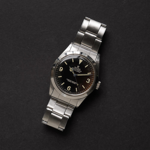 ロレックス/エクスプローラー1/1016/ミラーダイヤル/トロピカル/マーク6/箱・保証書付き/ROLEX EXPLORER1 Ref.1016 "GILT DIAL" Mk6 Tropical 1966 with Box and Paper