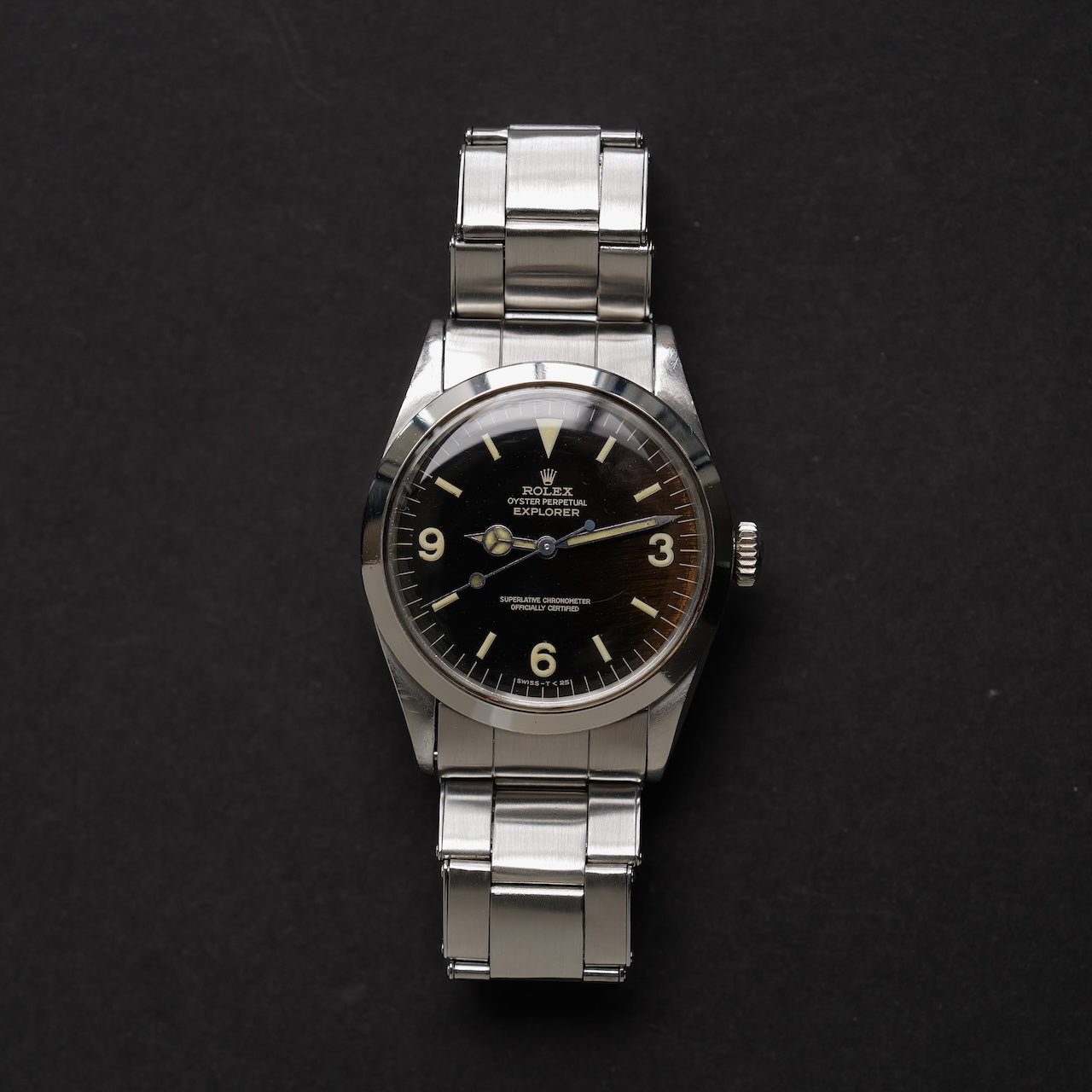 ロレックス/エクスプローラー1/1016/ミラーダイヤル/トロピカル/マーク6/箱・保証書付き/ROLEX EXPLORER1 Ref.1016 "GILT DIAL" Mk6 Tropical 1966 with Box and Paper