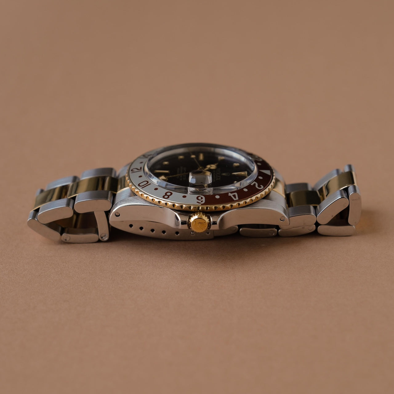 ロレックス/GMTマスター16753/茶つぼ/ダークレッド/ルートビア/保証書付き/ROLEX GMT MASTER REF.16753 "Brown Nipple dial" Root Beer 1982Y with Paper