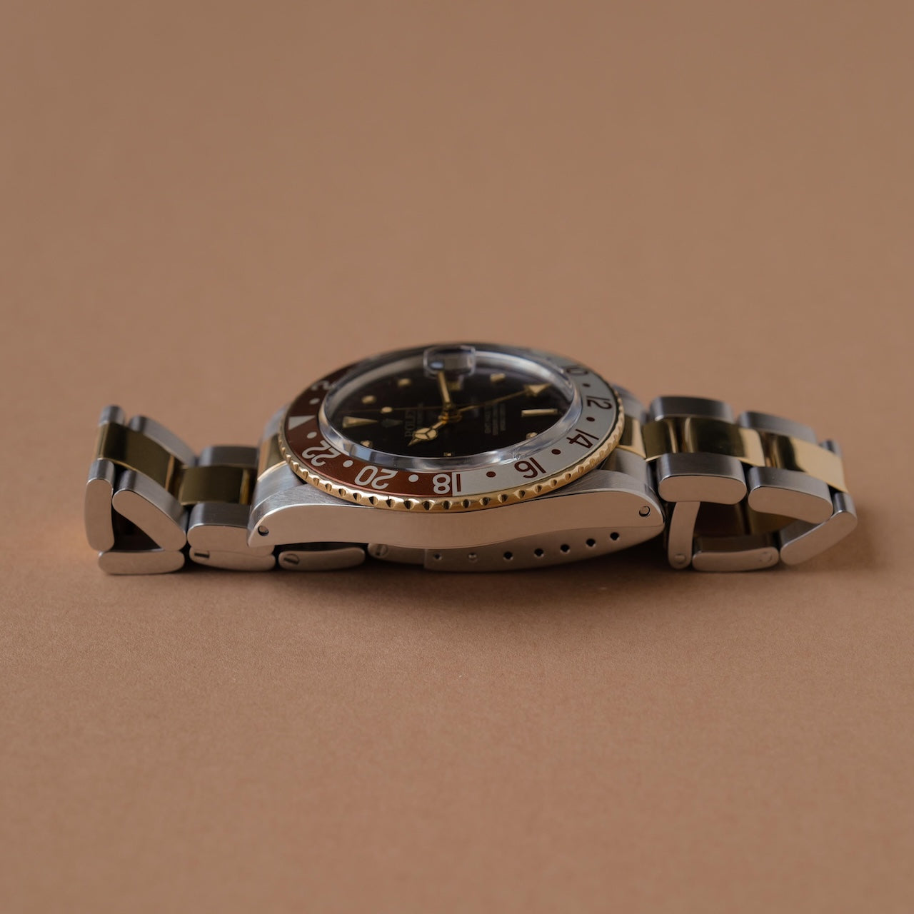 ロレックス/GMTマスター16753/茶つぼ/ダークレッド/ルートビア/保証書付き/ROLEX GMT MASTER REF.16753 "Brown Nipple dial" Root Beer 1982Y with Paper