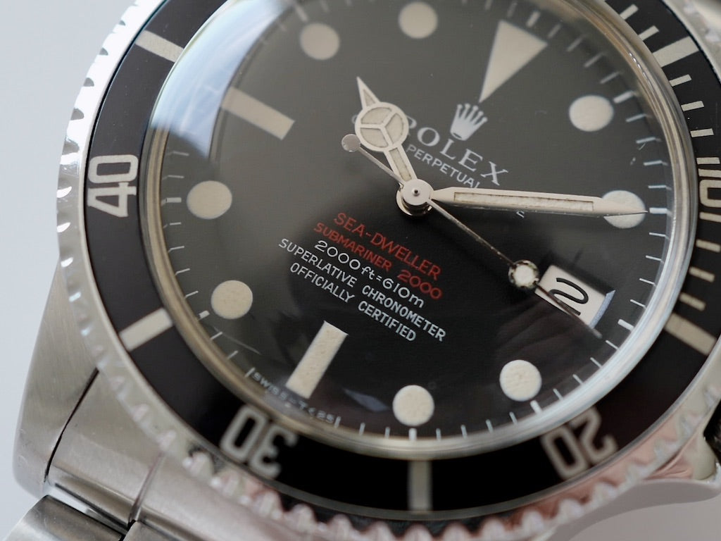 ROLEX DRSD SEA-DWELLER REF.1665 "double RED" Mk.2 dial