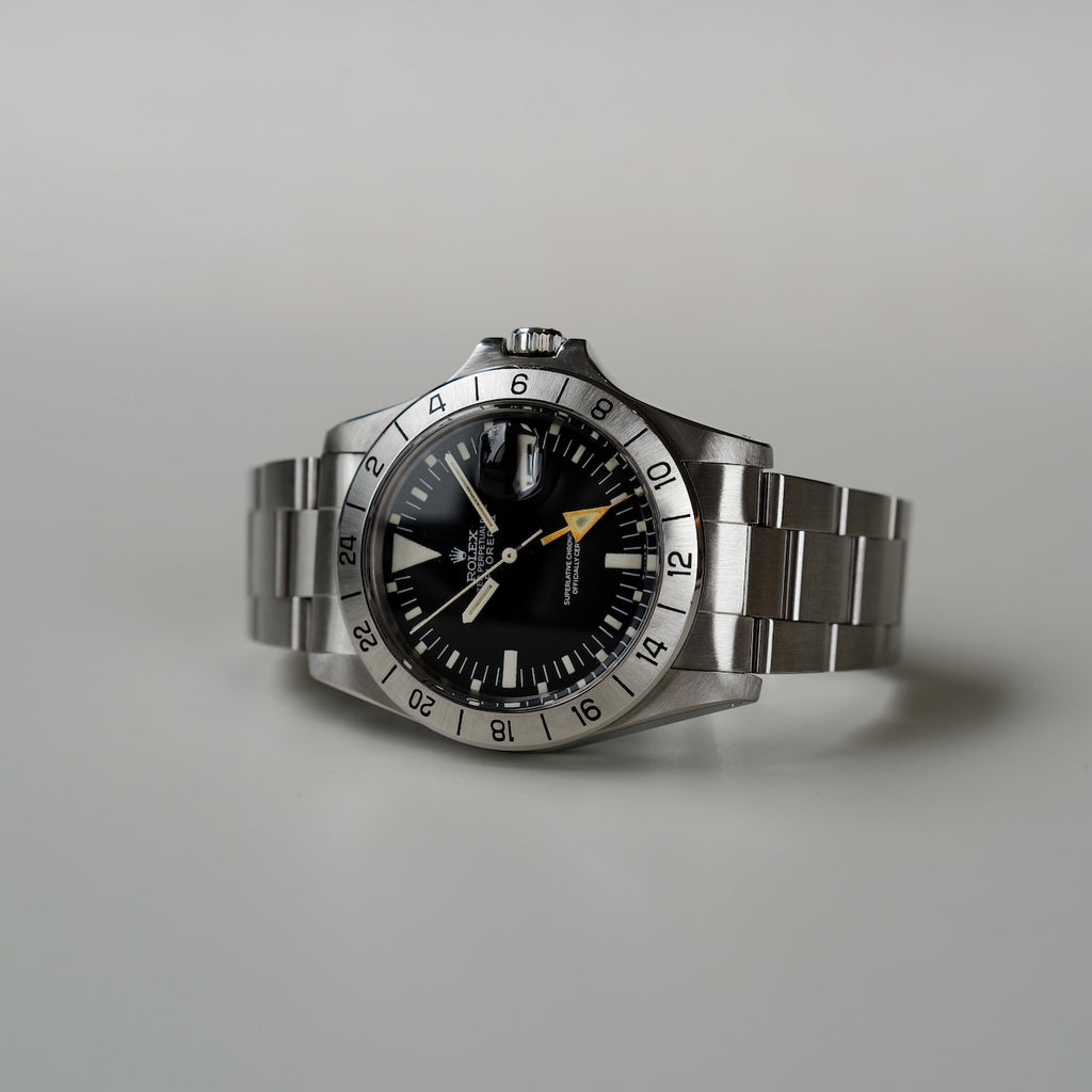 ロレックス/エクスプローラー2/1655/マーク１ダイヤル/マーク２ベゼル/ストレート針/ROLEX EXPLORER 2 REF.1655 "Mk.1 Dial Mk.2 Bezel" Straight Hand 1973Y