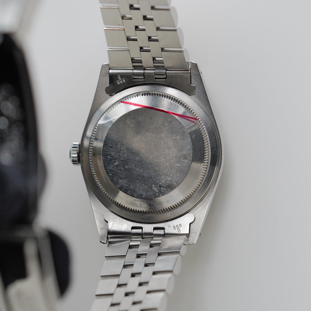 ロレックス/デイトジャスト16220/L番/アイボリーローマン/エンジンターンドベゼル/箱つき/ROLEX DATE-JUST Ref.16220 "IVORY ROMAN" Engine Turned Bezel 2001y with Box