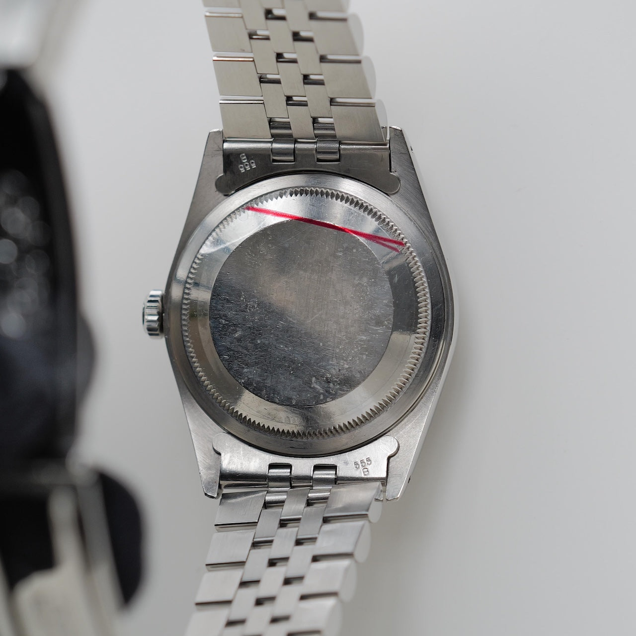 ロレックス/デイトジャスト16220/L番/アイボリーローマン/エンジンターンドベゼル/箱つき/ROLEX DATE-JUST Ref.16220 "IVORY ROMAN" Engine Turned Bezel 2001y with Box