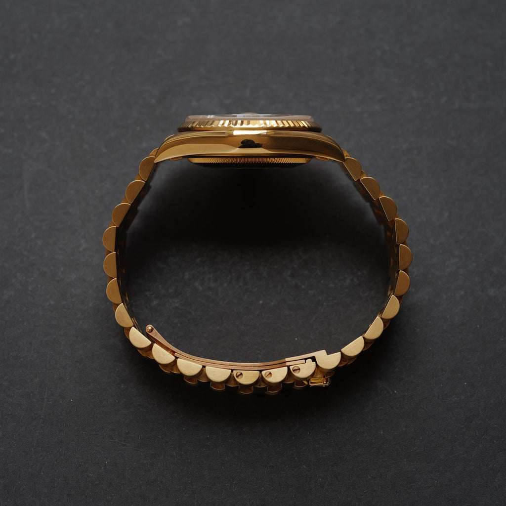 ロレックス/デイデイト18238/E番/シャンパン/保証書付き/ROLEX DAY-DATE Ref.18238 18KYG 1990 with Paper