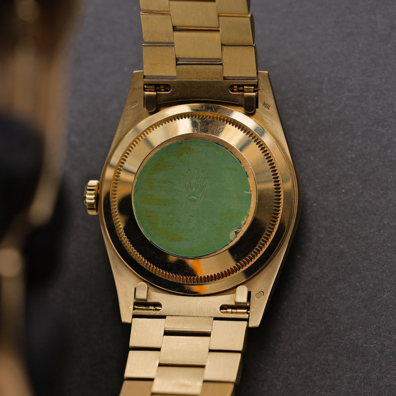 ロレックス/デイデイト18238/E番/シャンパン/保証書付き/ROLEX DAY-DATE Ref.18238 18KYG 1990 with Paper