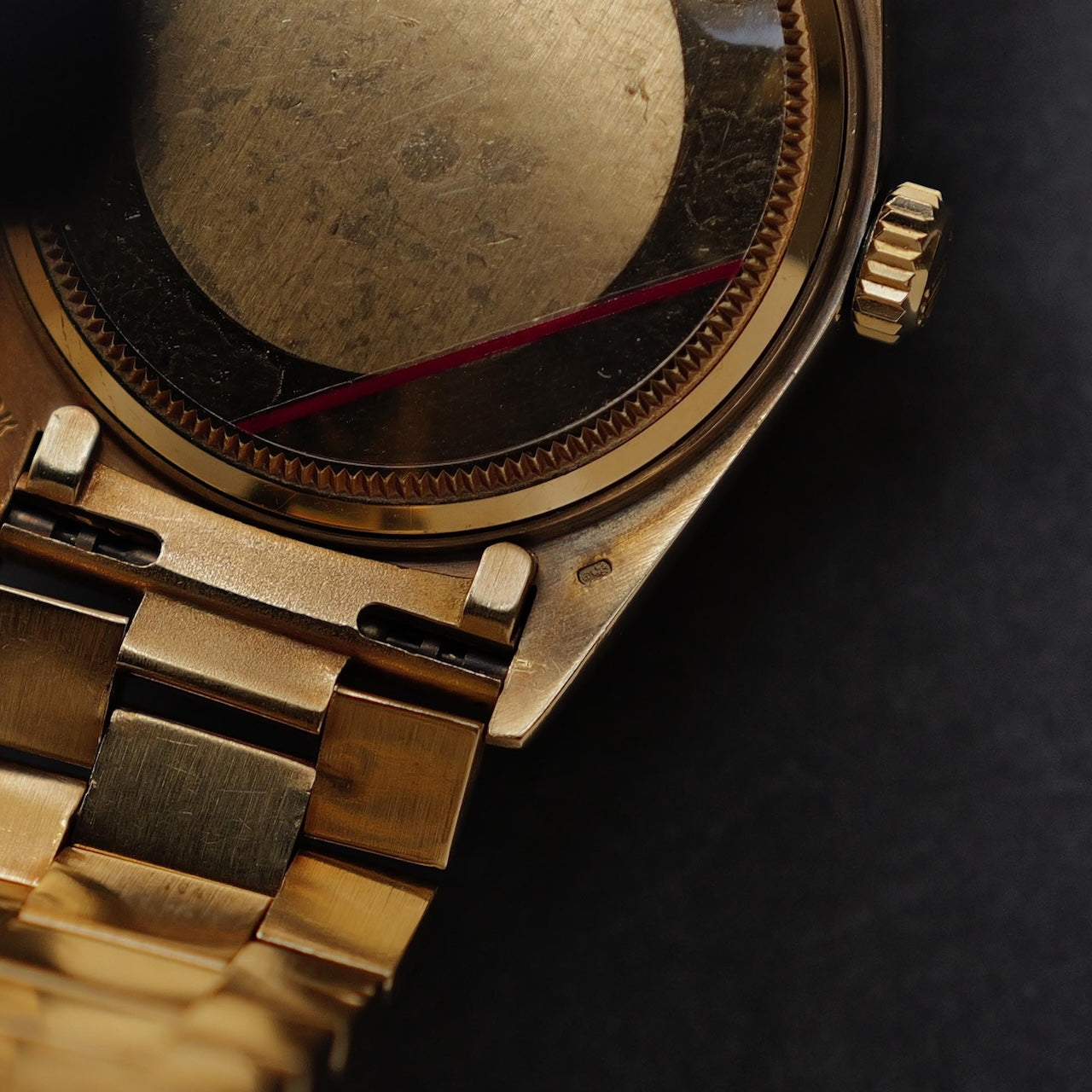 ロレックス/デイデイト18038/シャンパン/10Pダイヤモンド/保証書付き/ROLEX DAY-DATE Ref.18038 "10P Diamonds" 18KYG 1984y with Paper