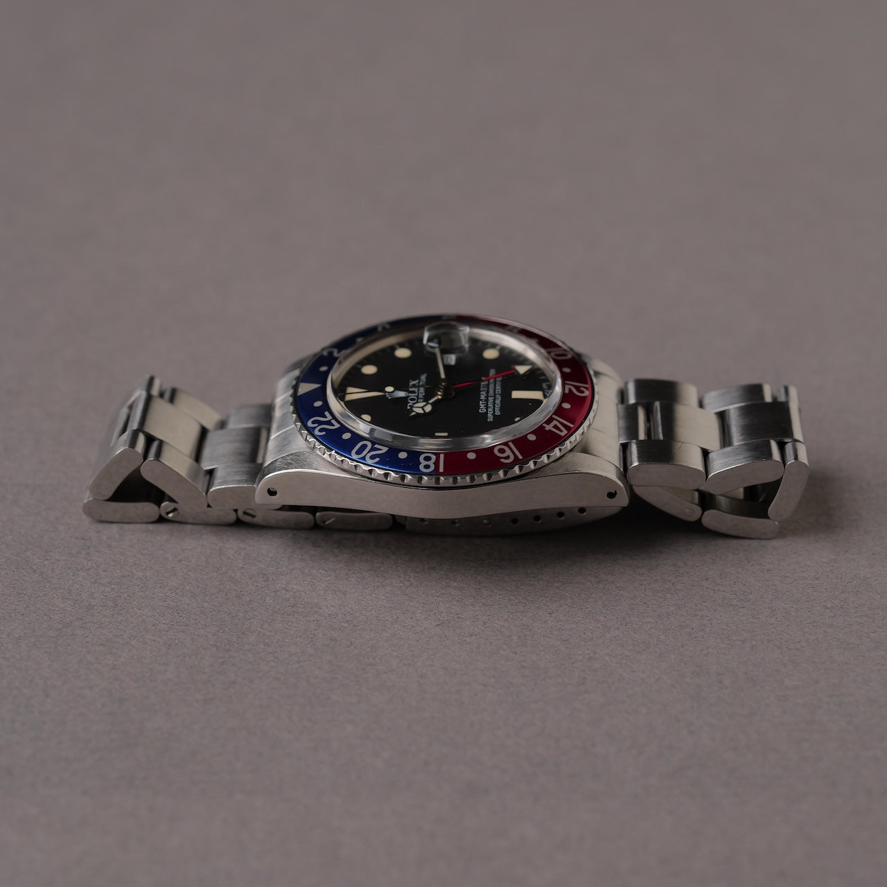 ロレックス/GMTマスター16750/フチなし/ペプシ/赤青ベゼル/ROLEX GMT-MASTER REF.16750 "PEPSI" 1983Y