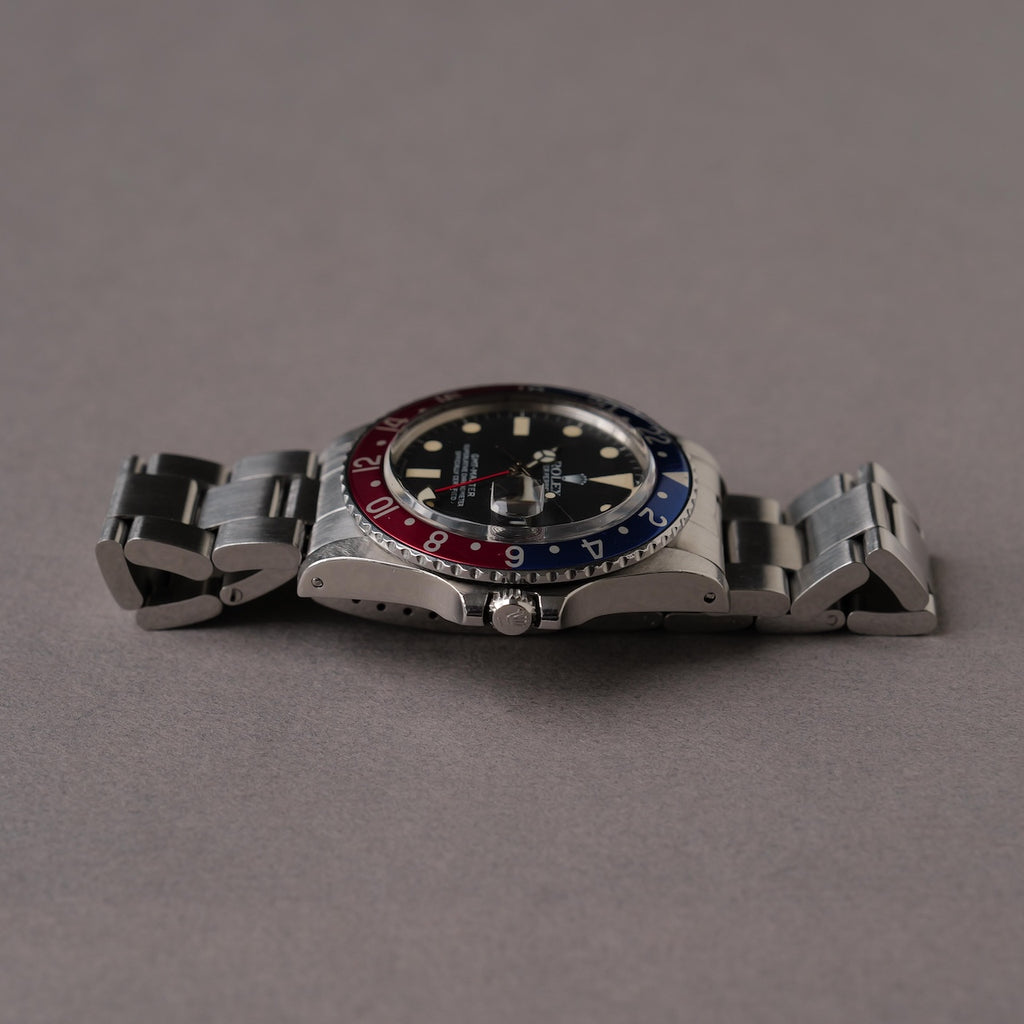 ロレックス/GMTマスター16750/フチなし/ペプシ/赤青ベゼル/ROLEX GMT-MASTER REF.16750 "PEPSI" 1983Y