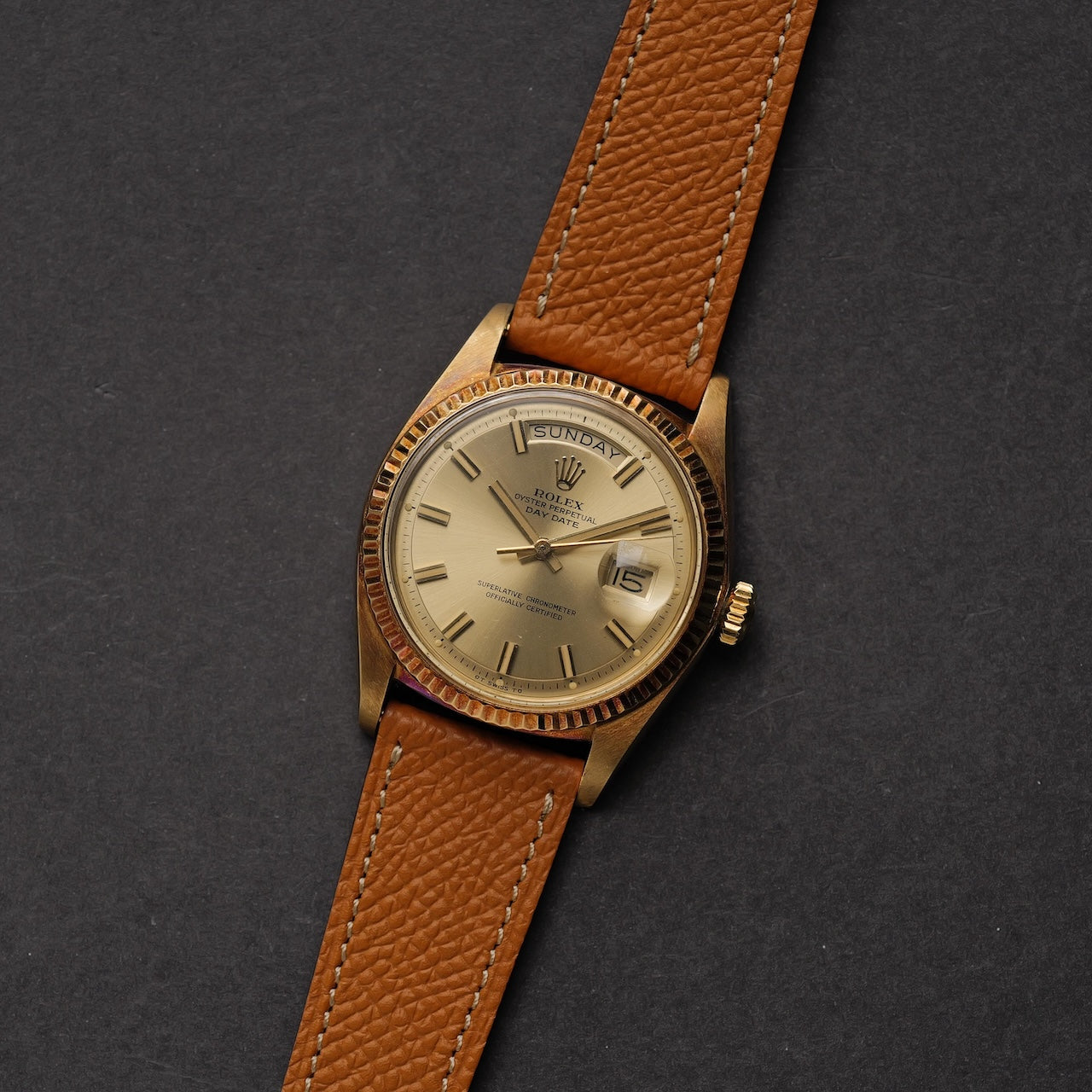 ロレックス/デイデイト1803/8/ワイドボーイ/18Kイエローゴールド/ROLEX DAY-DATE Ref.1803/8 "Wide Boy" 18KYG 1974y