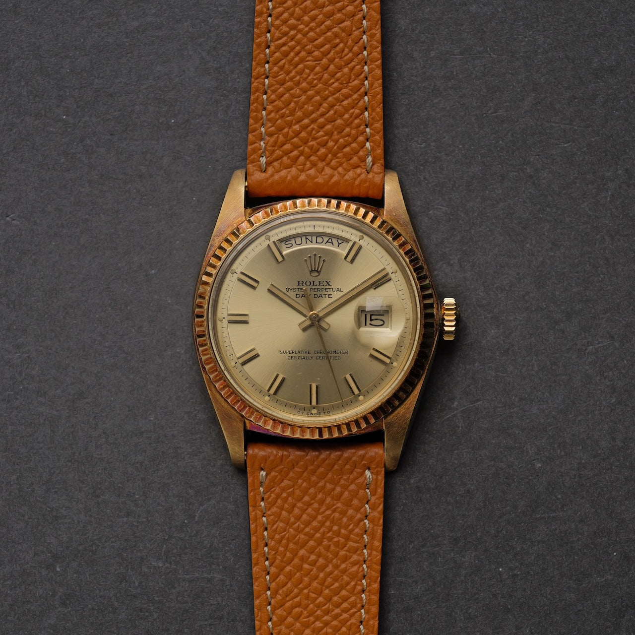 ロレックス/デイデイト1803/8/ワイドボーイ/18Kイエローゴールド/ROLEX DAY-DATE Ref.1803/8 "Wide Boy" 18KYG 1974y
