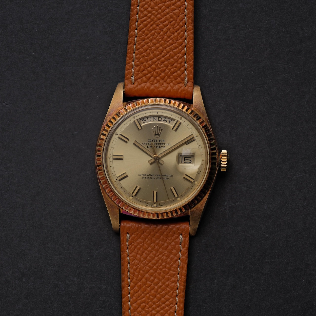 ロレックス/デイデイト1803/8/ワイドボーイ/18Kイエローゴールド/ROLEX DAY-DATE Ref.1803/8 "Wide Boy" 18KYG 1974y