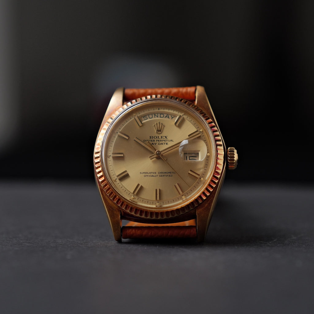 ロレックス/デイデイト1803/8/ワイドボーイ/18Kイエローゴールド/ROLEX DAY-DATE Ref.1803/8 "Wide Boy" 18KYG 1974y