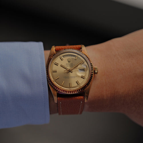 ロレックス/デイデイト1803/8/ワイドボーイ/18Kイエローゴールド/ROLEX DAY-DATE Ref.1803/8 "Wide Boy" 18KYG 1974y