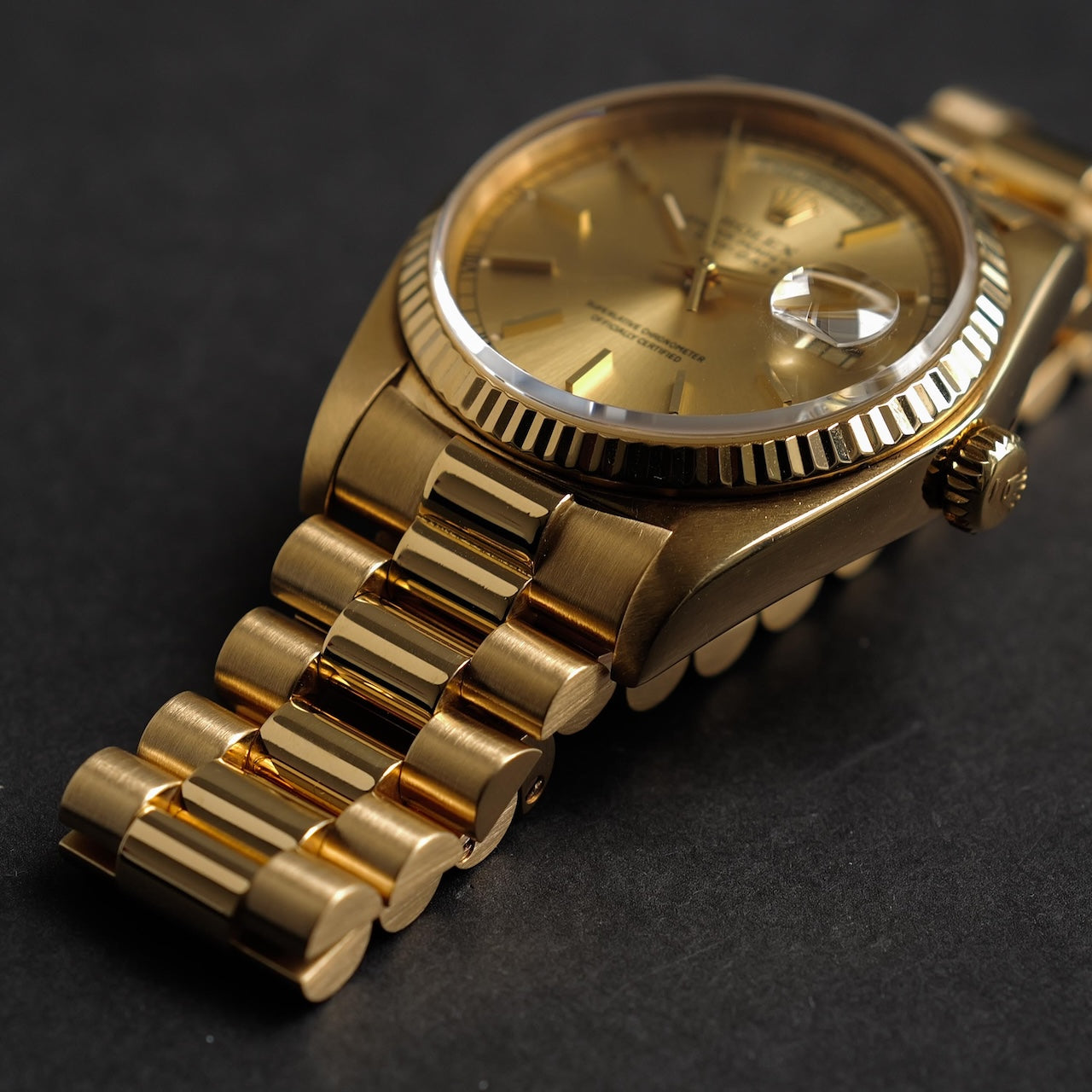 ロレックス/デイデイト18038/シャンパンダイヤル/ROLEX DAY-DATE Ref.18038 Champagne Dial 18KYG 1983y