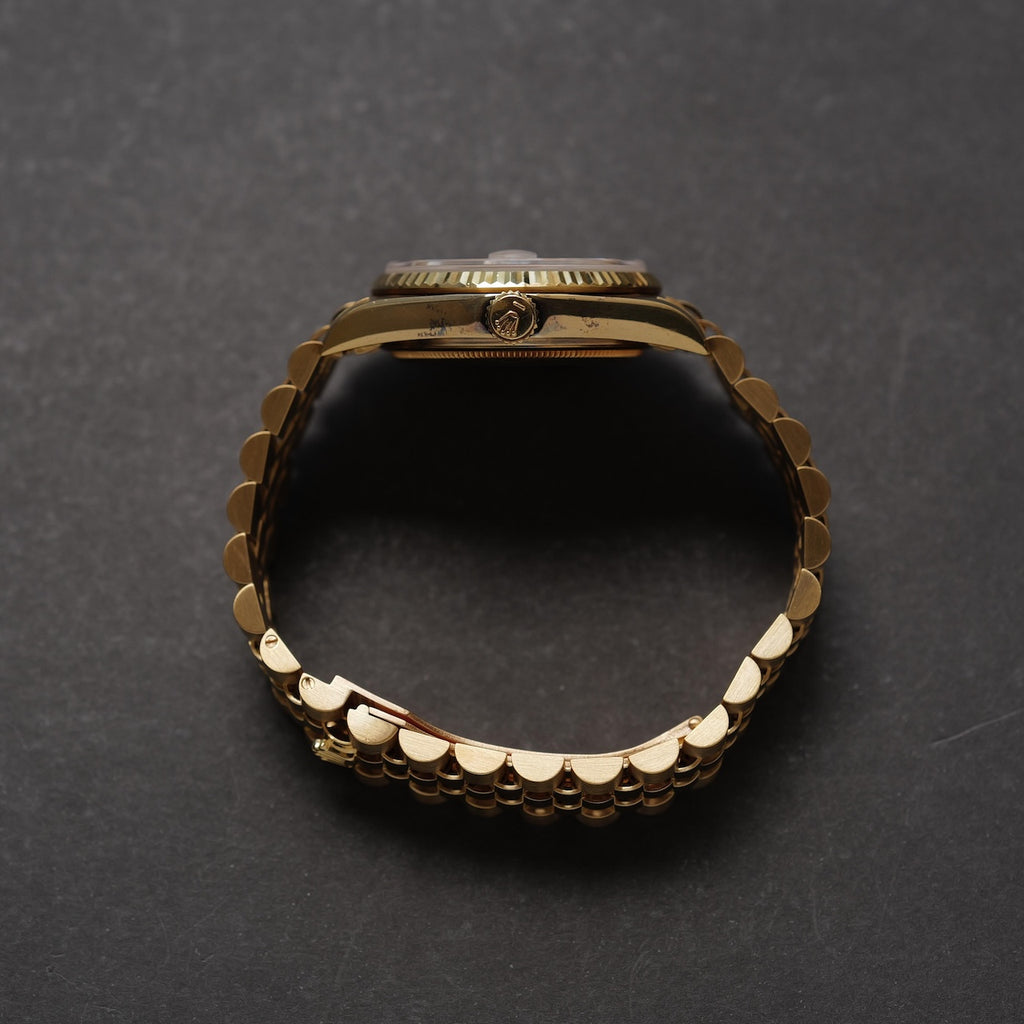 ロレックス/デイトジャスト16018/ステラ・ボイラーゲージダイヤル/アラビア数字/18Kイエローゴールド/ROLEX DATE JUST REF.16018 "STELLA BOILER GAUGE" 18KYG 1983Y