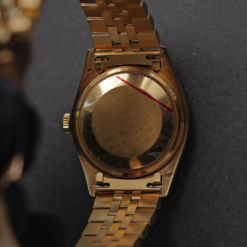 ロレックス/デイトジャスト16018/ステラ・ボイラーゲージダイヤル/アラビア数字/18Kイエローゴールド/ROLEX DATE JUST REF.16018 "STELLA BOILER GAUGE" 18KYG 1983Y