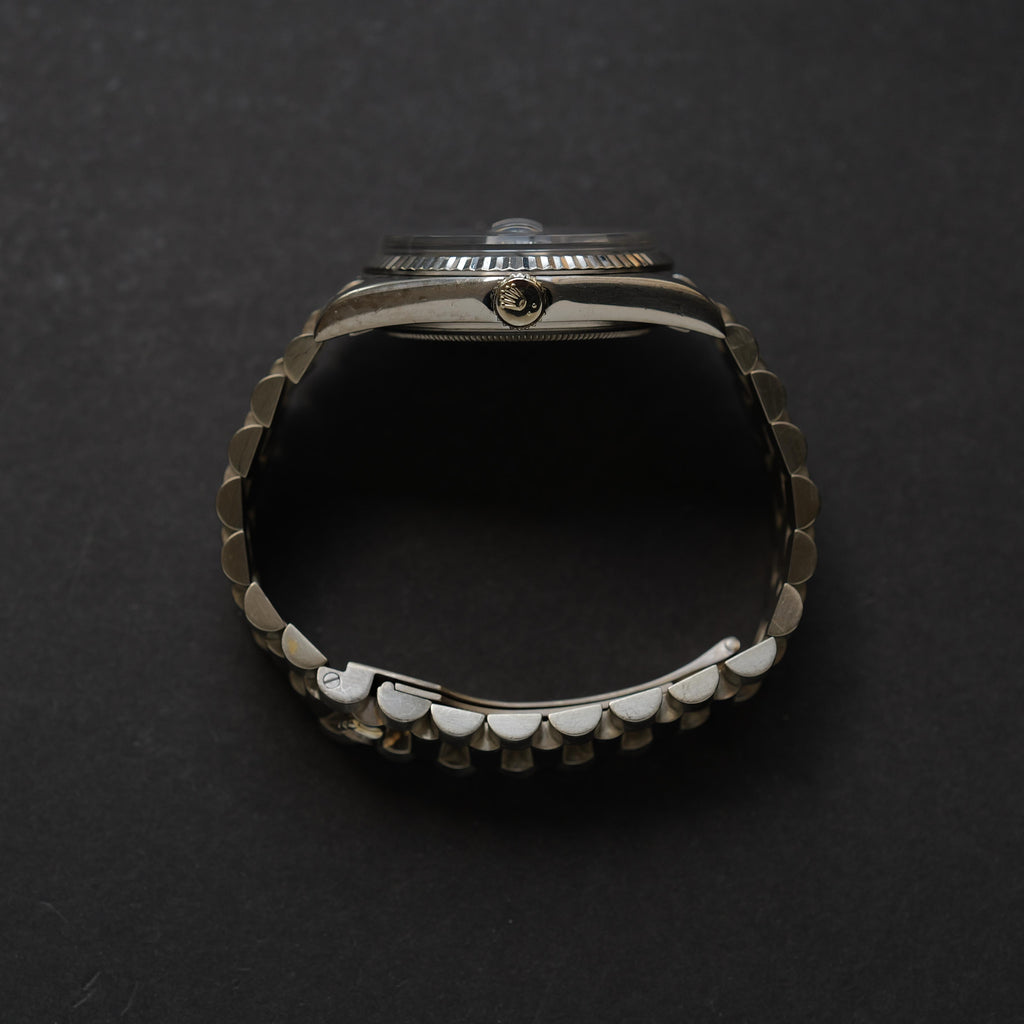 ロレックス/デイデイト1803/9/コンフェッティダイヤル/18Kホワイトゴールド/箱・保証書付き/ROLEX DAY-DATE REF.1803/9 "CONFETTI" 18KWG 1972-73Y with Paper and Box
