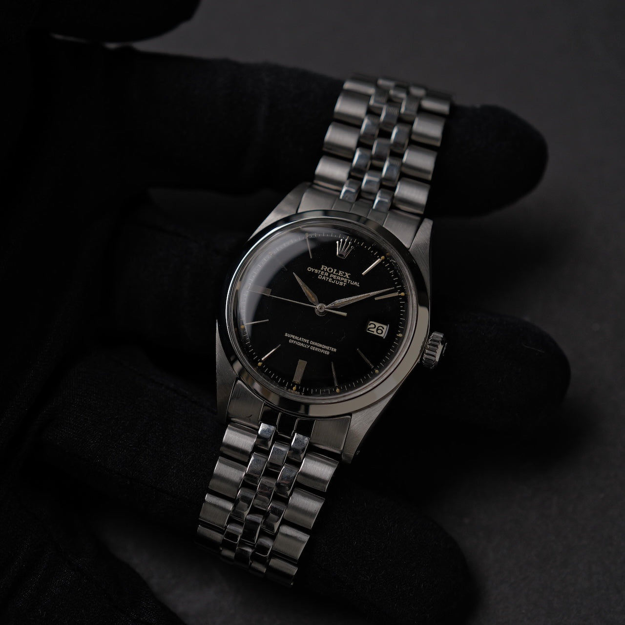 ロレックス/デイトジャスト1600/ミラーダイヤル/ギルト/ROLEX DATE JUST REF.1600  "GILT DIAL" DOORSTOP DIAL 1966Y