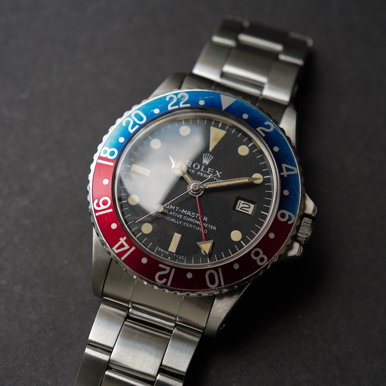ロレックス/GMTマスター1675/マーク1/ロングEダイヤル/ROLEX GMT-MASTER Ref.1675 "Mark 1 Long E " 1969-70