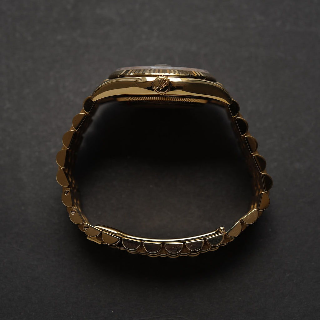 ロレックス/デイトジャスト116238/2BR/オニキス/2Pダイヤモンド/18Kイエローゴールド/保証書付き/ROLEX DATEJUST REF.116238 2BR "ONYX" 18KYG 2013Y with Paper