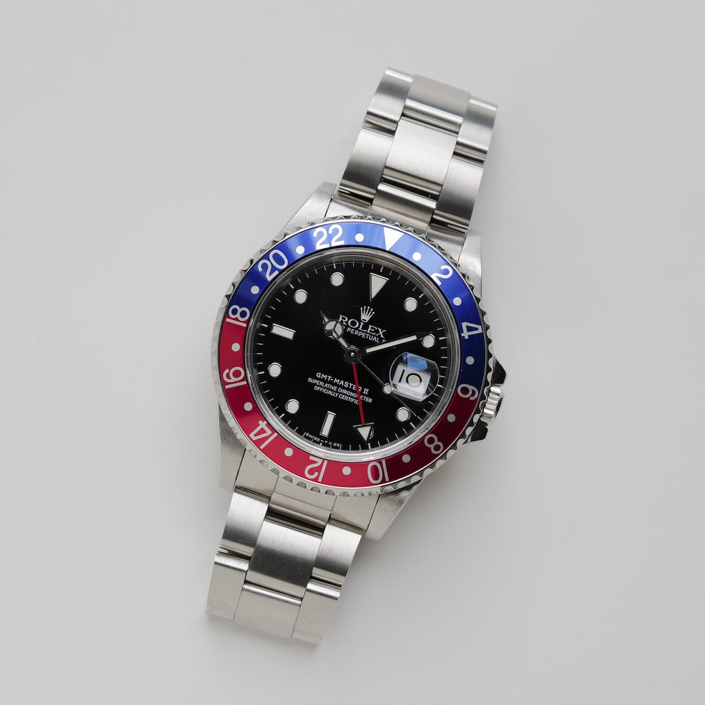 ロレックス/GMTマスター2/S番/16710/ペプシ/赤青ベゼル/オールトリチウム/ROLEX GMT-MASTER2 REF.16710 "PEPSI" ALL TRITIUM 1993-94