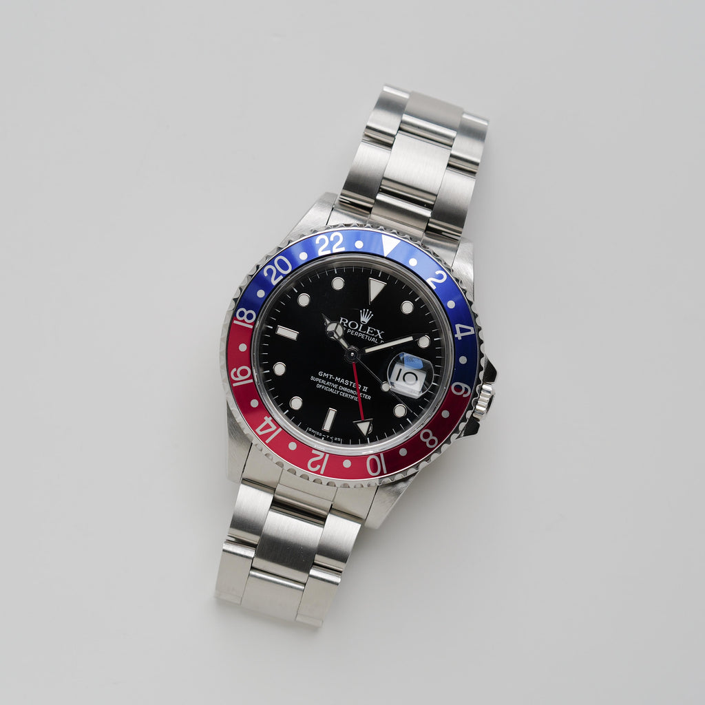 ロレックス/GMTマスター2/S番/16710/ペプシ/赤青ベゼル/オールトリチウム/ROLEX GMT-MASTER2 REF.16710 "PEPSI" ALL TRITIUM 1993-94