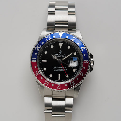 ロレックス/GMTマスター2/S番/16710/ペプシ/赤青ベゼル/オールトリチウム/ROLEX GMT-MASTER2 REF.16710 "PEPSI" ALL TRITIUM 1993-94