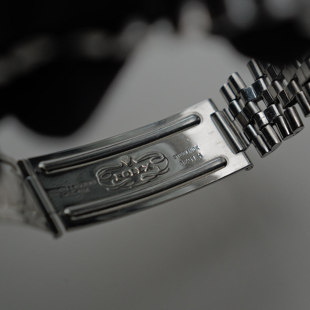 ロレックス/デイトジャスト1601/マットブラックダイヤル/シルバープリント/18KWGベゼル/ROLEX DATEJUST REF.1601 "Matte Black" 18KWG Bezel 1973Y