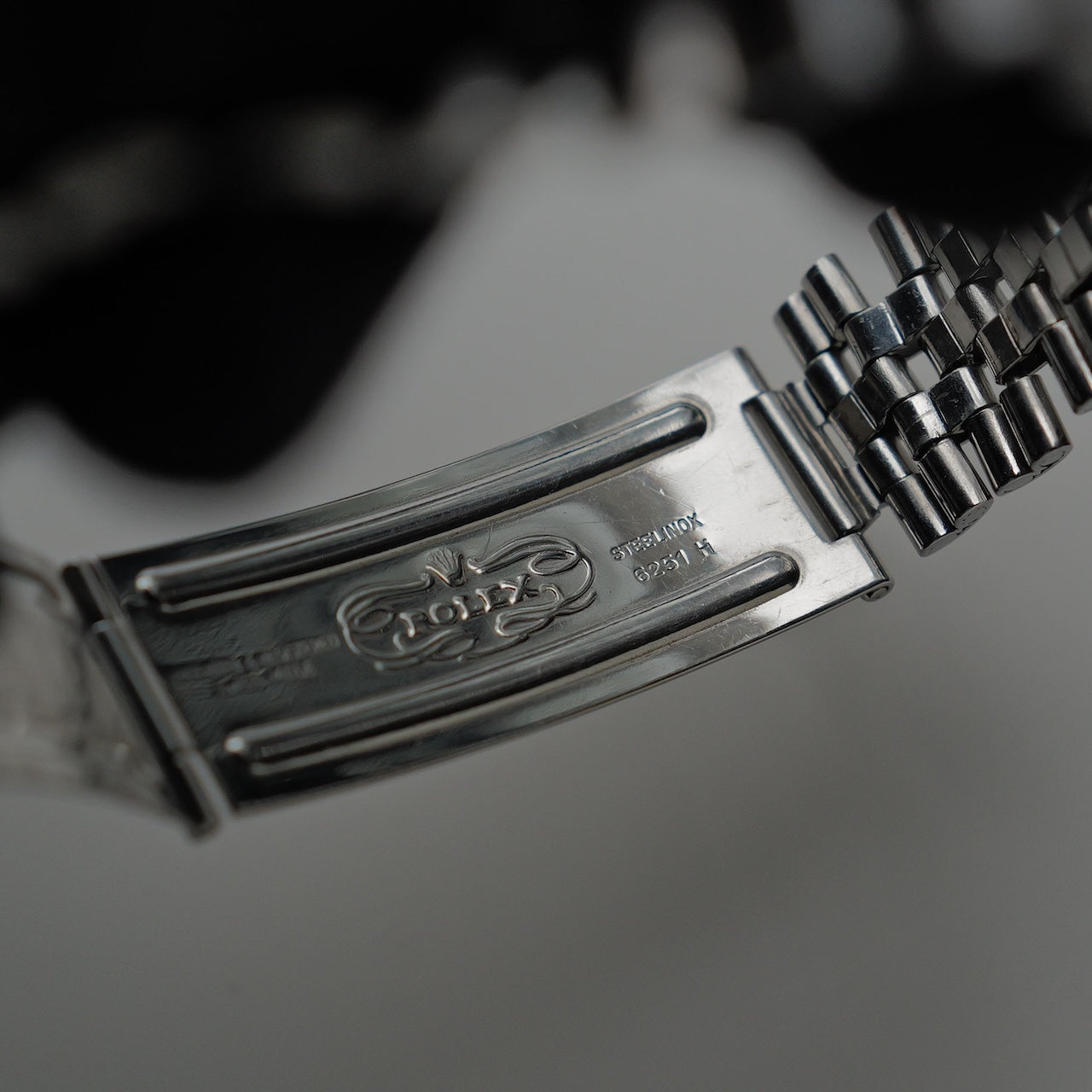 ロレックス/デイトジャスト1601/マットブラックダイヤル/シルバープリント/18KWGベゼル/ROLEX DATEJUST REF.1601 "Matte Black" 18KWG Bezel 1973Y