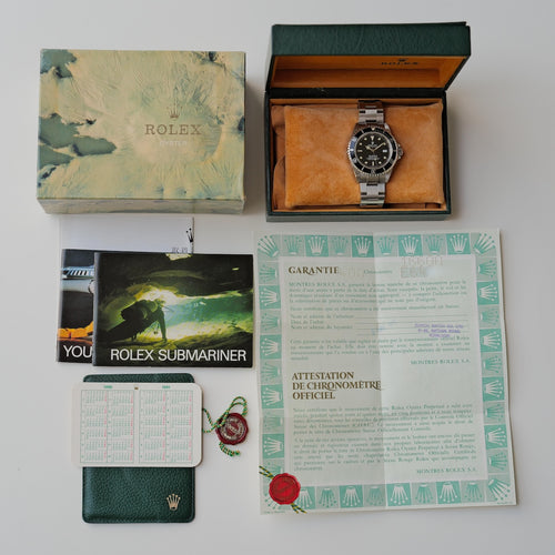 ロレックス/シードゥエラー16600/E番/オールトリチウム/裏蓋シール/箱・保証書付き/ROLEX SEA-DWELLER REF.16600 All Tritium 1990Y with Box and Paper
