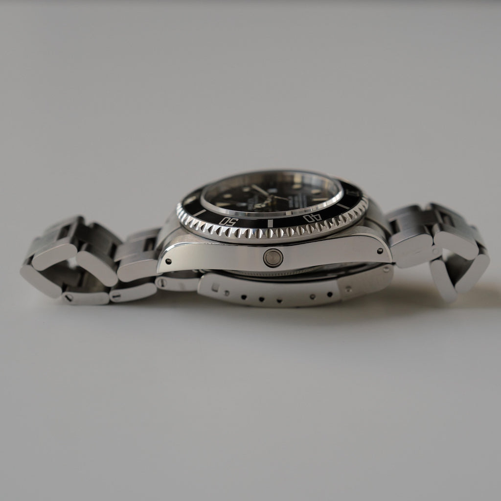 ロレックス/シードゥエラー16600/E番/オールトリチウム/裏蓋シール/箱・保証書付き/ROLEX SEA-DWELLER REF.16600 All Tritium 1990Y with Box and Paper