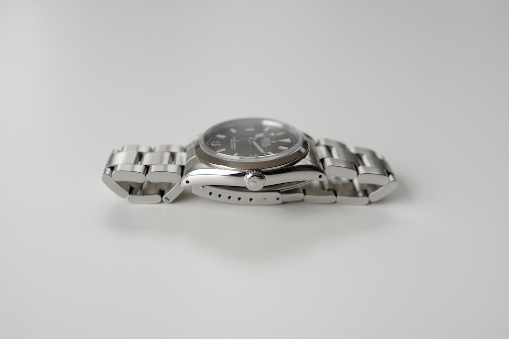 ROLEX EXPLORER1 Ref.14270 Black out Silver Letter
