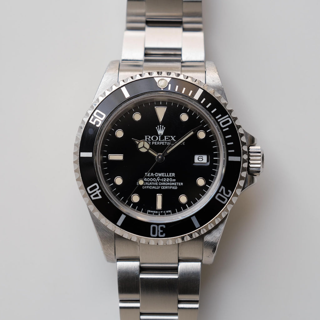 ロレックス/シードゥエラー16600/W番/オールトリチウム/箱・国内正規保証書付き/ROLEX SEA-DWELLER REF.16600 All Tritium 1995Y with Box and Paper