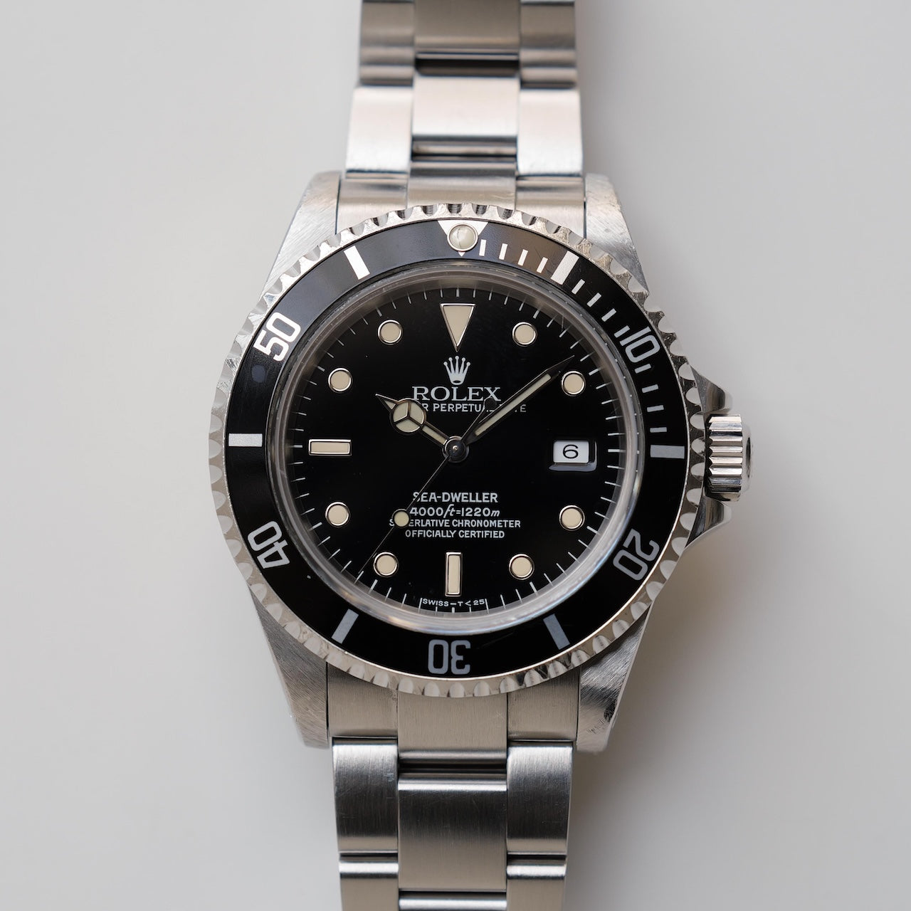 ロレックス/シードゥエラー16600/W番/オールトリチウム/箱・国内正規保証書付き/ROLEX SEA-DWELLER REF.16600 All Tritium 1995Y with Box and Paper