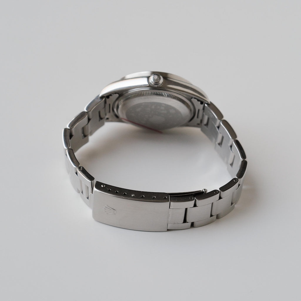 ロレックス/オイスターパーペチュアルデイト15210/K番/シルバーダイヤル/保証書付き/ROLEX OYSTER PERPETUAL DATE REF.15210 SILVER DIAL 2001 with Paper