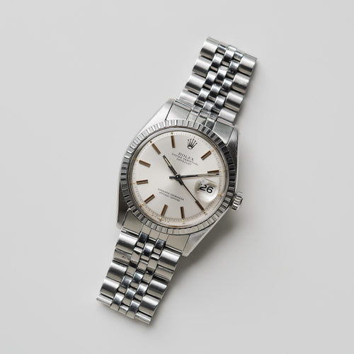 ロレックス/デイトジャスト1603/シルバーダイヤル/エンジンターンドベゼル/シグマ表記/ROLEX DATEJUST REF.1603 SILVER DIAL 1973Y