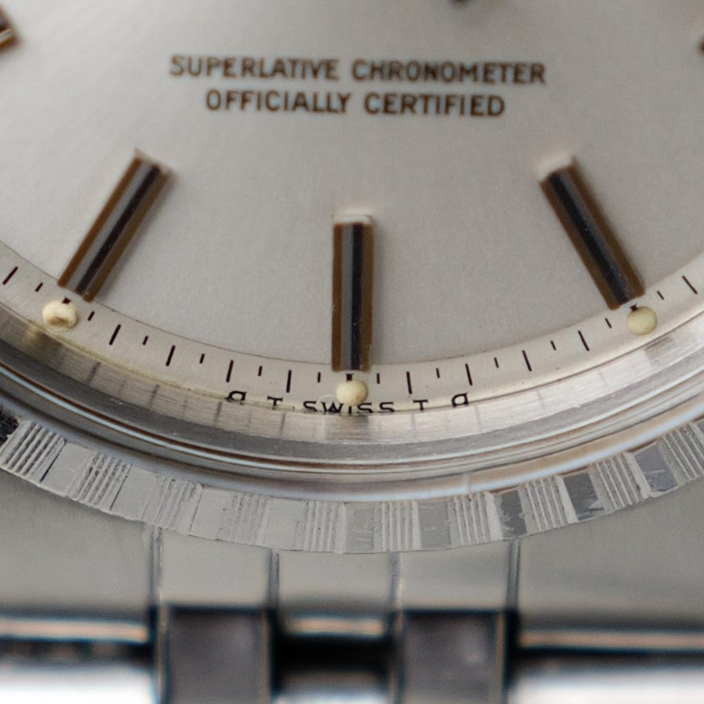 ロレックス/デイトジャスト1603/シルバーダイヤル/エンジンターンドベゼル/シグマ表記/ROLEX DATEJUST REF.1603 SILVER DIAL 1973Y