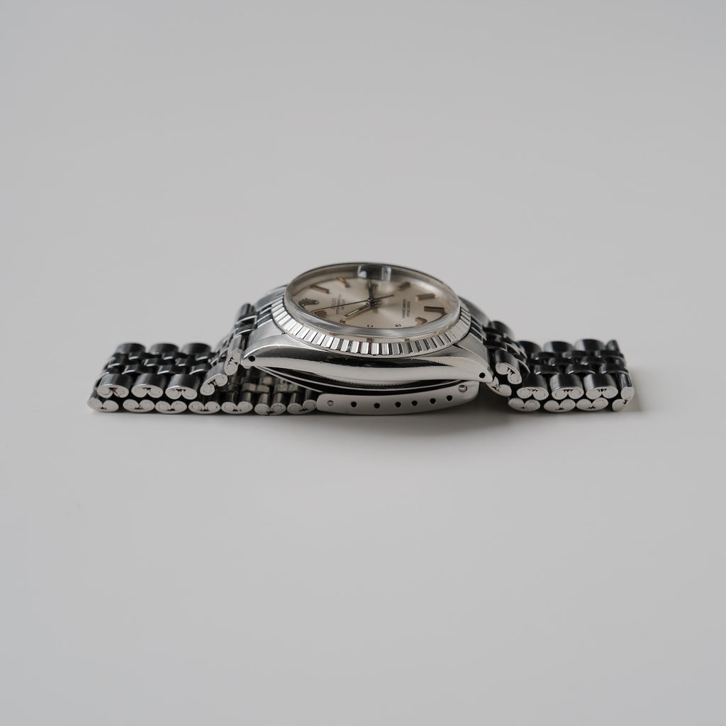 ロレックス/デイトジャスト1603/シルバーダイヤル/エンジンターンドベゼル/シグマ表記/ROLEX DATEJUST REF.1603 SILVER DIAL 1973Y