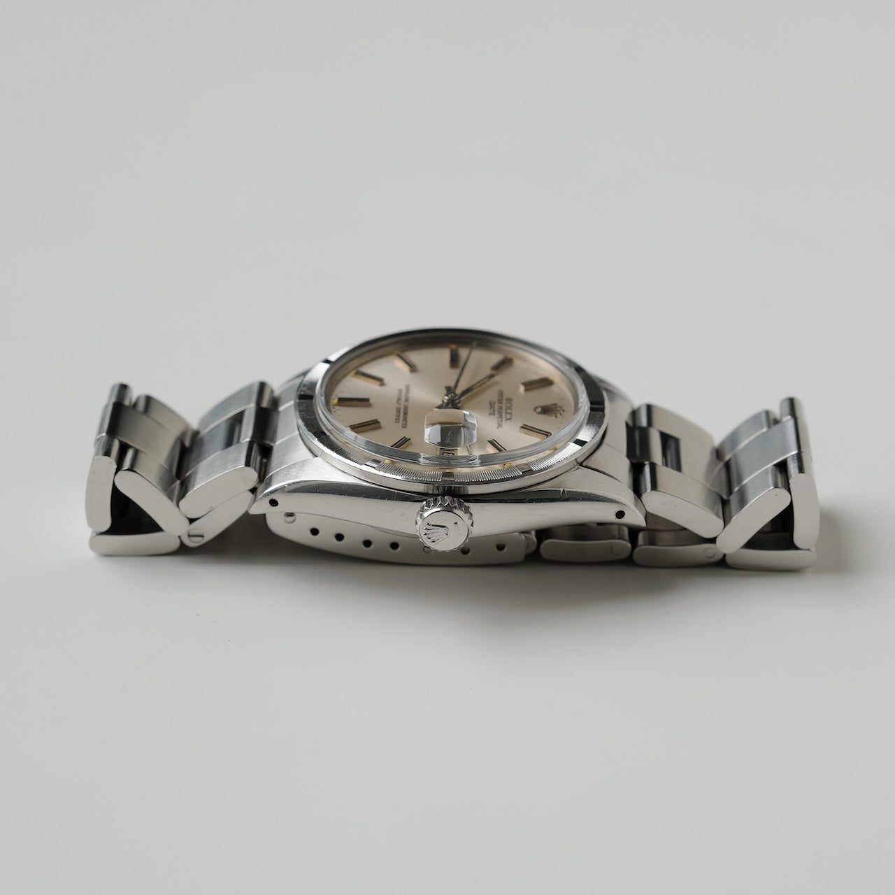 ロレックス/オイスターパーペチュアル デイト1501/シルバーダイヤル/エンジンターンドベゼル/ROLEX OYSTER PERPETUAL DATE REF.1501 SILVER DIAL 1978-79Y